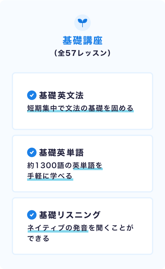 基礎講座（全57レッスン）
